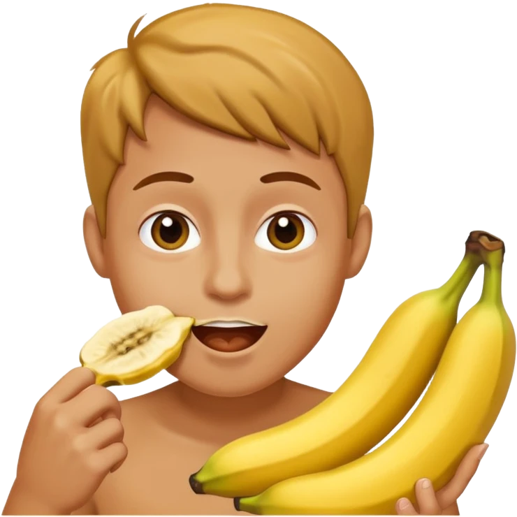 Eating banana  emoji