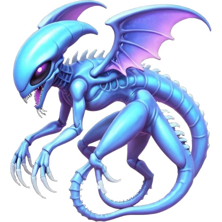 Abstract Xenomorph-Genesect-Lunala-ET-hybrid-fantasy-creature emoji