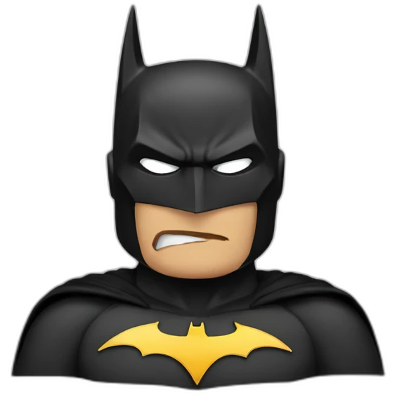 Batman fuck sign emoji