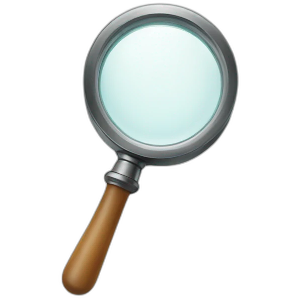 magnifying glass emoji
