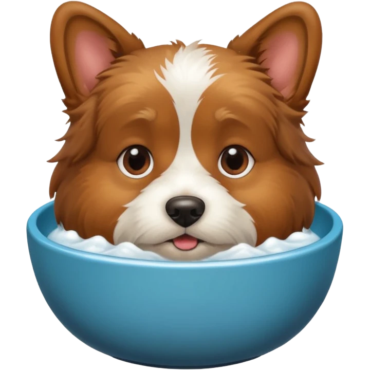 bowl dog emoji