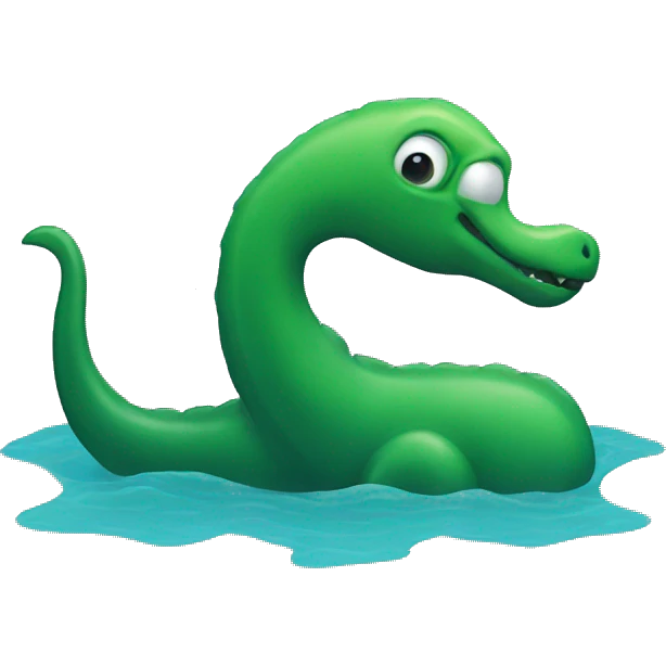 Loch Ness monster emoji