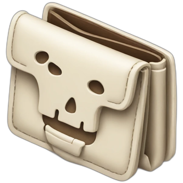 wallet made of bone emoji