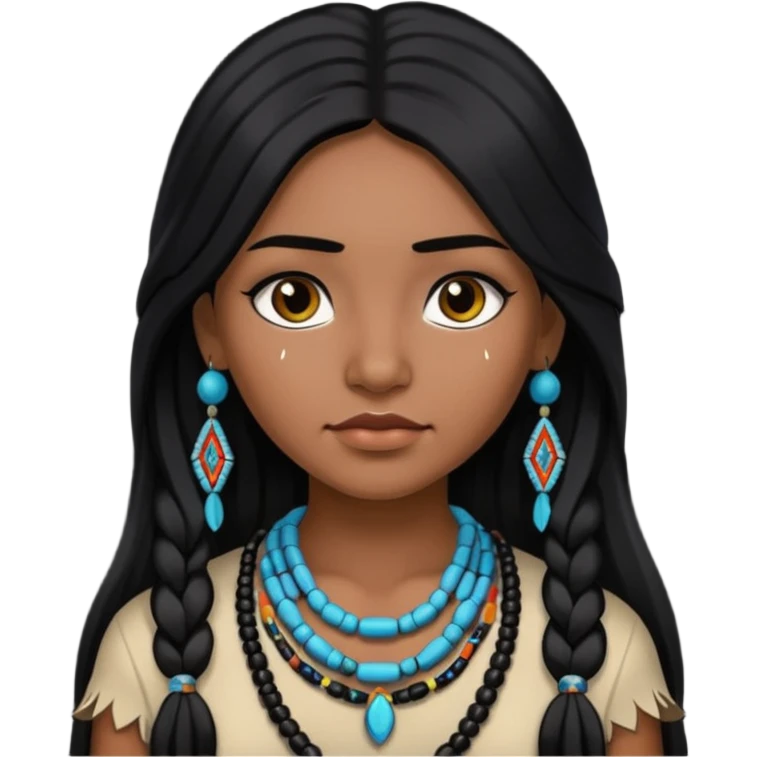 Native American girl emoji
