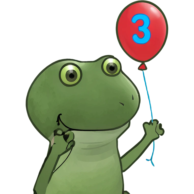 Balloon number 31 emoji