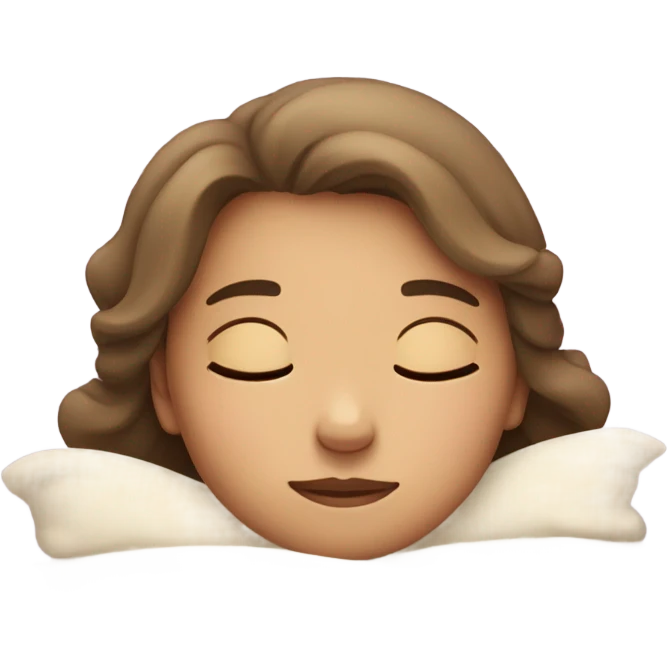 Girl sleep emoji