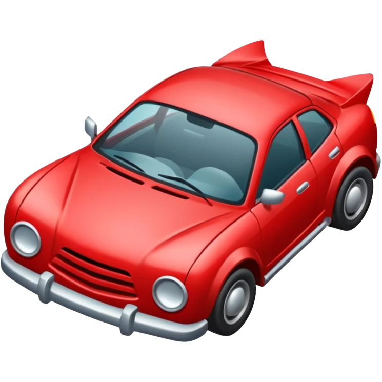 A car upside down  emoji