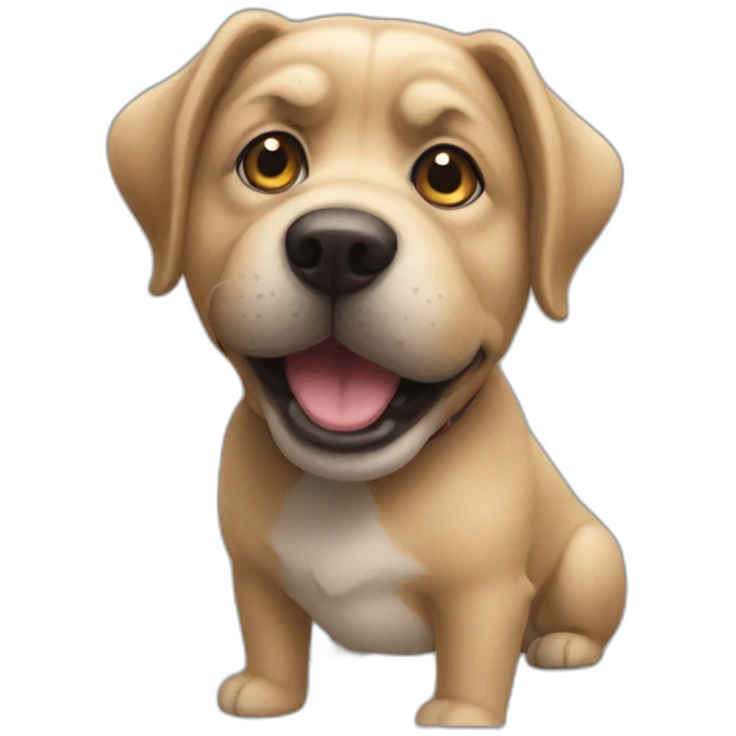chat sur chien emoji