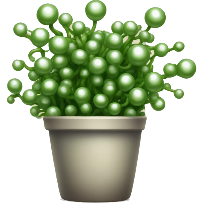 String of pearls houseplant  emoji