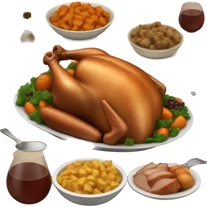 turkey dinner emoji