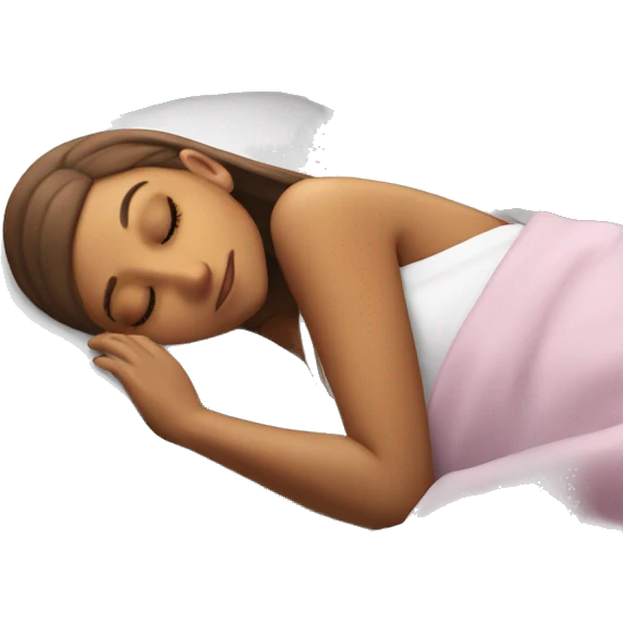 Ariana Grande sleeping emoji