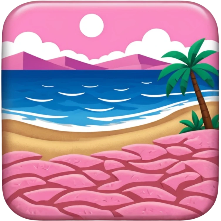 Matisse slop style pink SPAM art landscape emoji