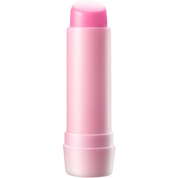  light pink lip balm  emoji