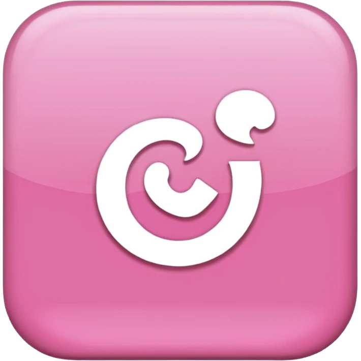 pink Pinterest logo emoji