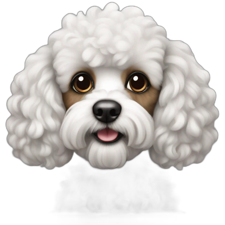 harlequin dwarf poodle emoji