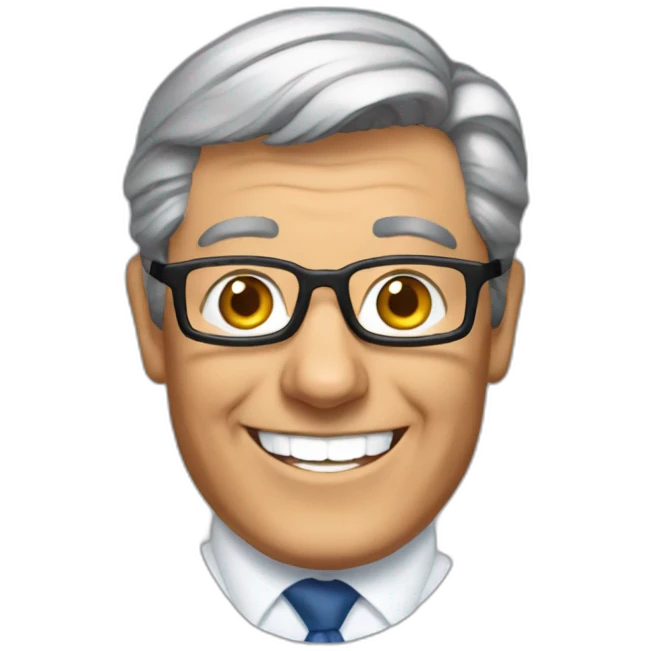 Patrick Balkany with his smile emoji