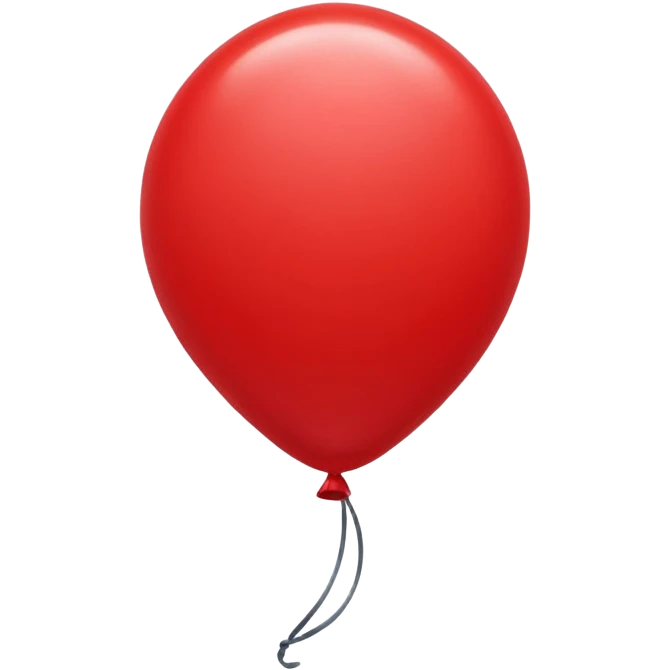 red balloon emoji