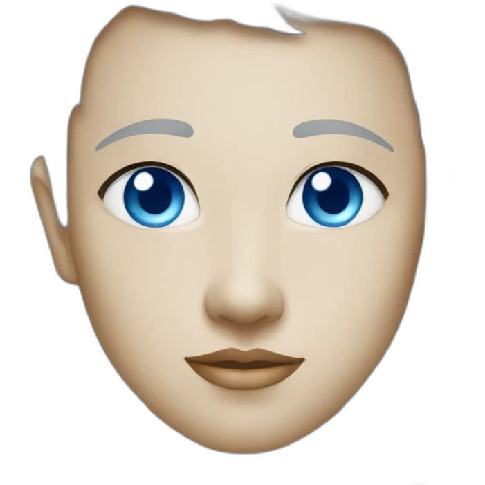 Sacred of Burma blue eyes  emoji