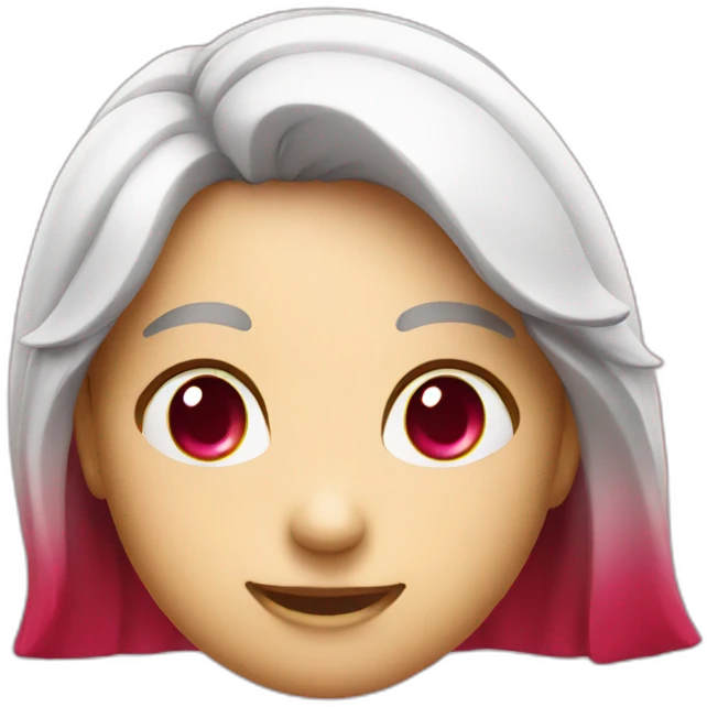ruby faced logo smiling emoji