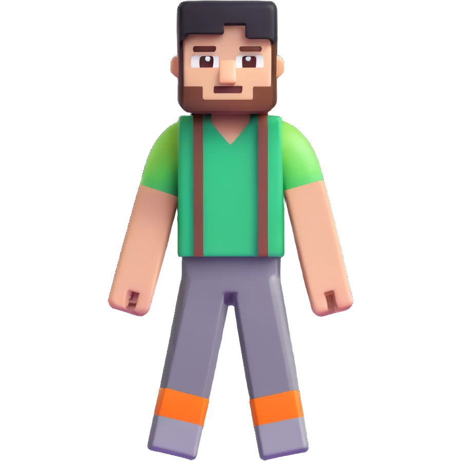 Minecraft character emoji
