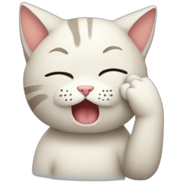 facepalm cat emoji