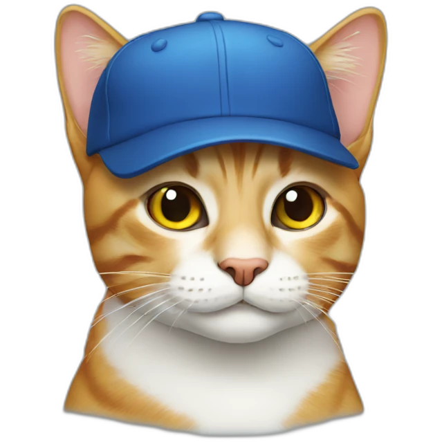 cat with cap emoji