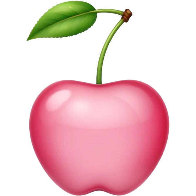 light pink Cherry emoji