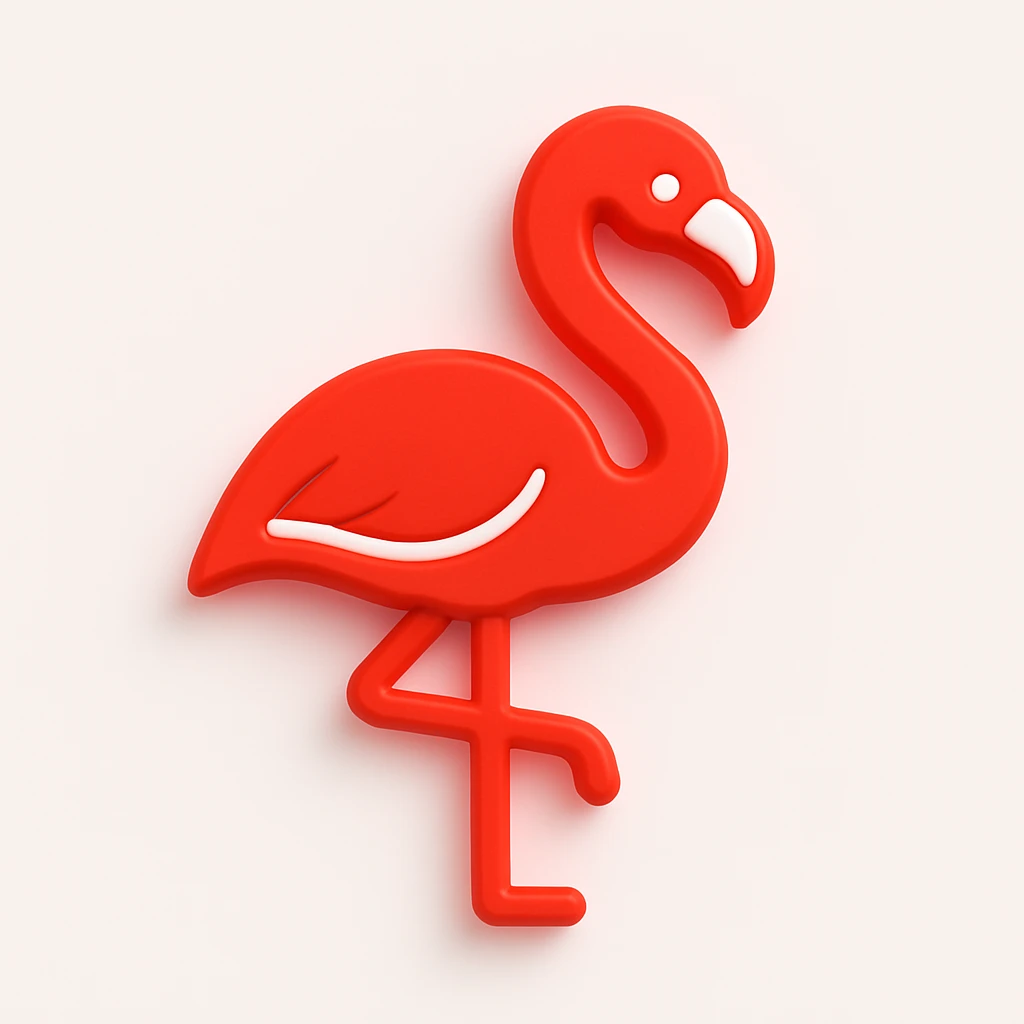 flamingo emoji
