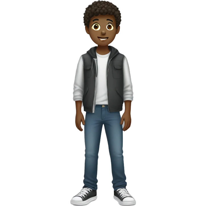 teenager boy full body emoji
