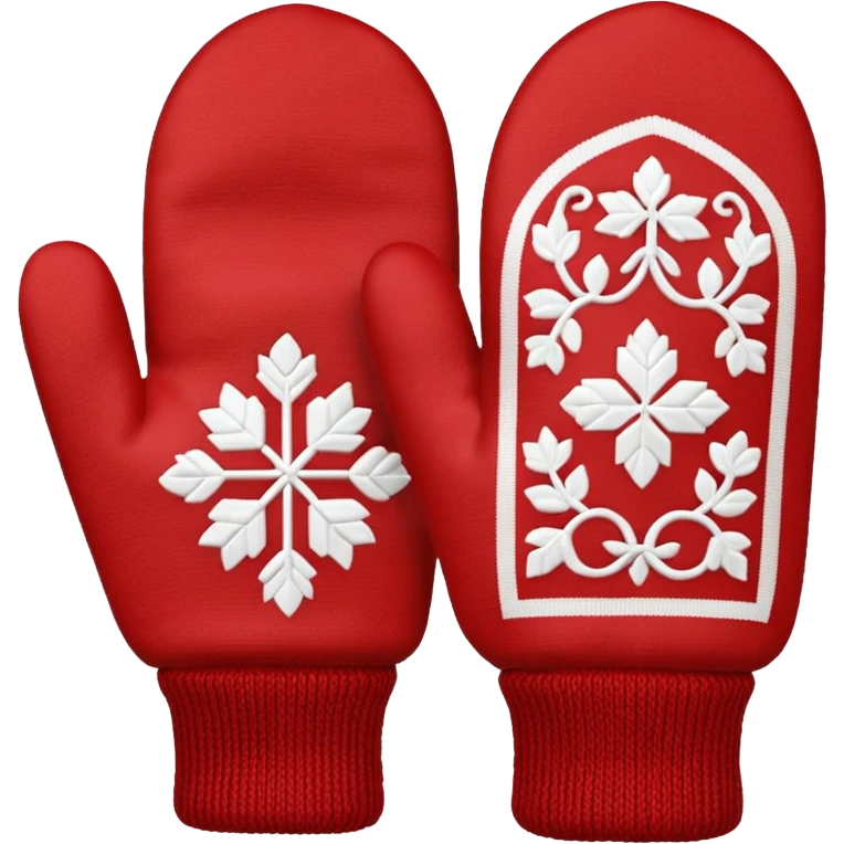 norwegian knit mitten selbu emoji