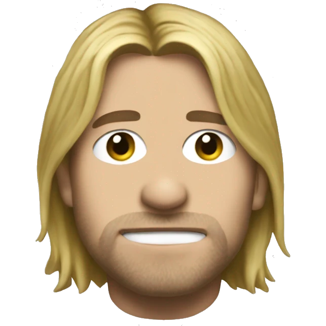 A kurt cobain emoji emoji