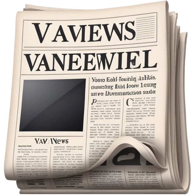 Vavinews logo with newspaper theme emoji