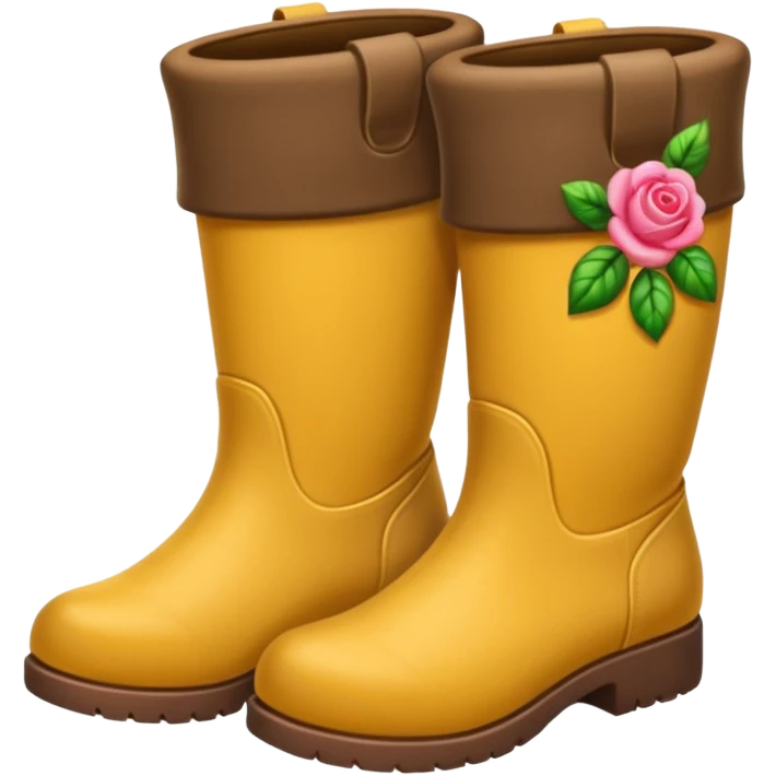 Сапоги с розовым бантиком emoji