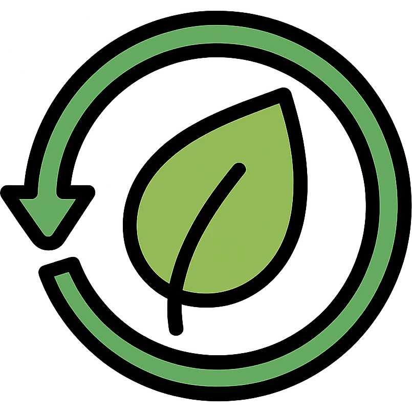 green eco icon emoji