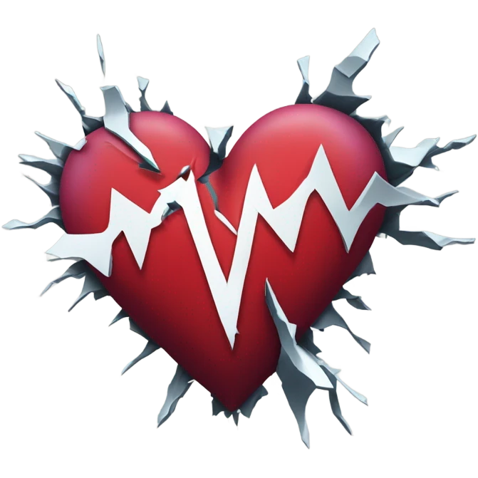 broken heart with healed heart emoji
