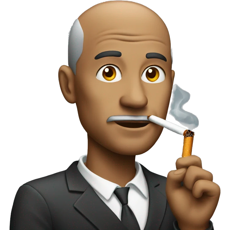 Man with a cigarette  emoji