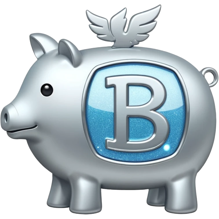 glitter white symbol bank emoji