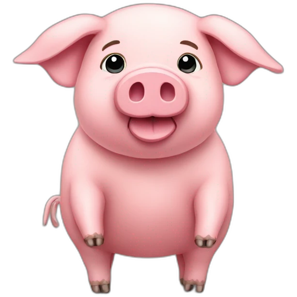 floppy-stuffed-animal-pig-full-body emoji