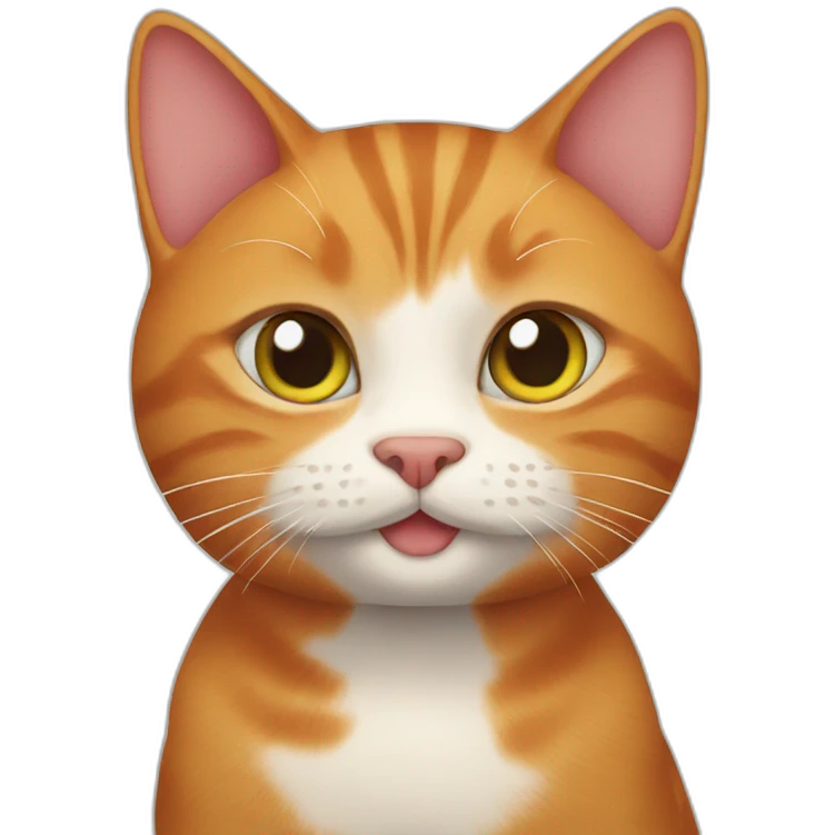 ginger cat full of tuna emoji