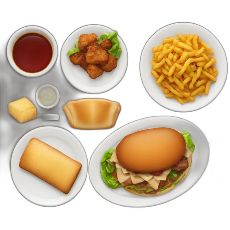 restaurant meal emoji