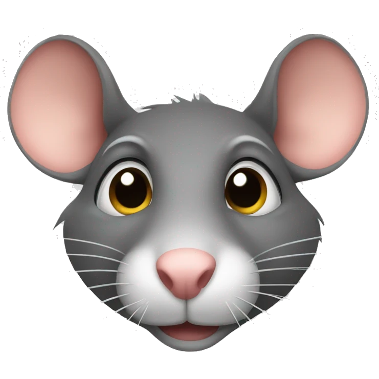 rats face emoji