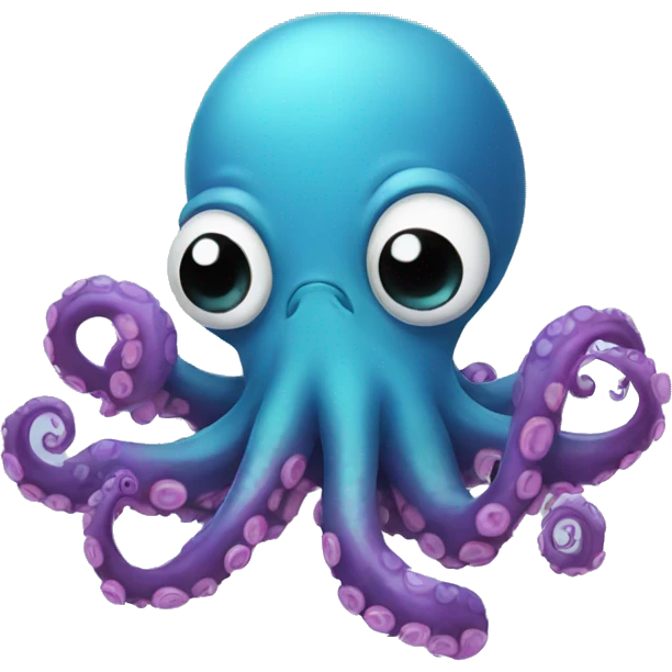 Sad octopus  emoji