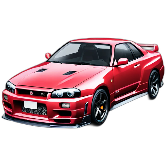 Nissan-skyline-gt-r34 emoji