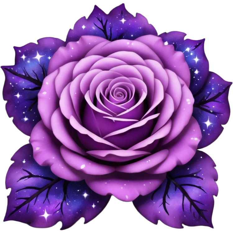 Umbral Rose with galaxy emoji