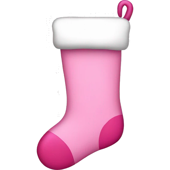 Pink stocking  emoji