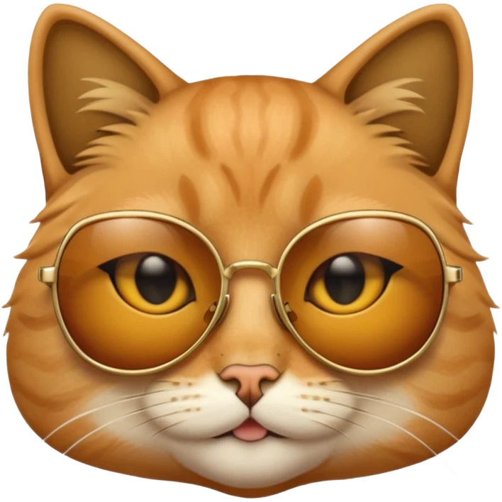 Cat wearing sunglasses emoji