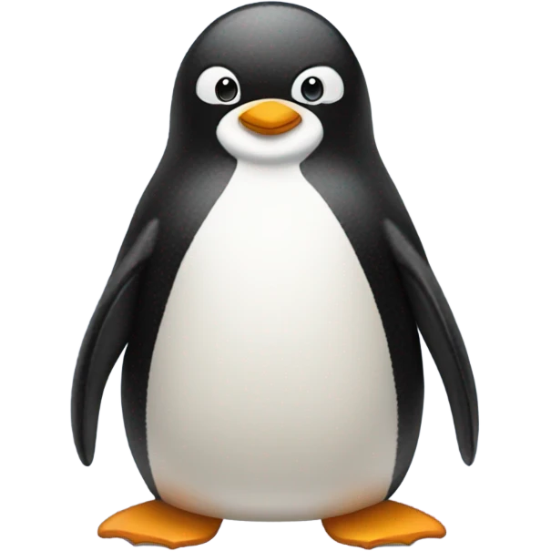 Penguin wearing uggs emoji