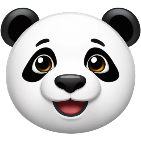 panda con labios emoji