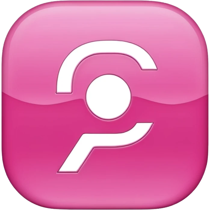 pink pintrest p logo emoji
