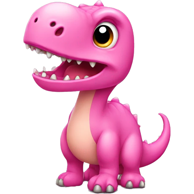 pink dinosaur  emoji